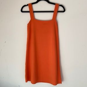 Zara orange mini dress